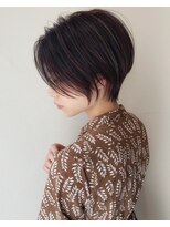 アヴァロン(AVALON)&nbsp;丸みとくびれの立体感ショートヘア×ハイライトカラー