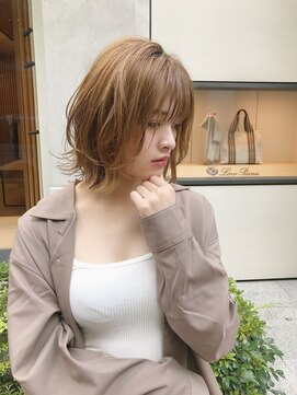 ロンドプランタン 恵比寿(Lond Printemps) ○メルティカラー似合わせカットくびれセミディ 酸性ストレート