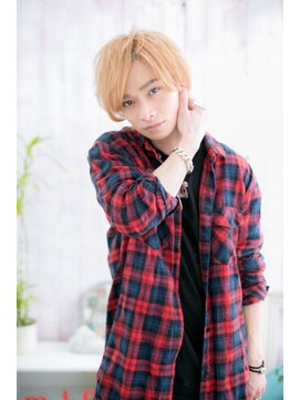 ミック ヘアアンドメイク アップ 駒込店(miq Hair&Make up) ミディアムウルフでワイルド感ハイライト！