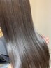 【自然なストレート】ストレート＋保湿トリートメント￥22,000