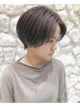 モアナ バイ ヘッドライト 沖縄豊見城店(Moana by HEADLIGHT) Moana【豊見城】#ハンサムショート#ショートボブ#センターパート