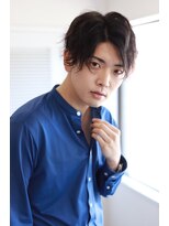 ソイクフ(SOY KUFU)&nbsp;MEN'SHAIRアッシュブラックマッシュパーマ