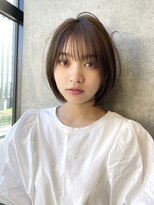 エインアンリー 表参道(AIN.ANLY.)&nbsp;前髪あり小顔ミニボブ20代30代40代【AIN.表参道】川原大地