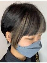 ノクターン 池袋(NOCTURNE)&nbsp;フェイスフレーミング/シルバーベージュ/池袋ボブ/池袋ショート