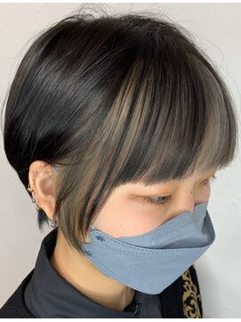 ノクターン 池袋(NOCTURNE) フェイスフレーミング/シルバーベージュ/池袋ボブ/池袋ショート