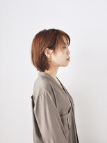 美容室ポール 西葛西店(PAUL)&nbsp;マッシュショート×オレンジベージュ