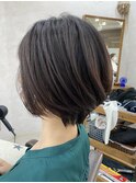 インナーカラー☆大人可愛いひし形ハンサムショート
