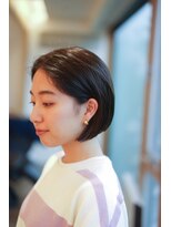 ビュートリアム 鎌倉小町(BEAUTRIUM)&nbsp;耳掛けでスッとおさまるボブ【beautrium鎌倉小町　比嘉】