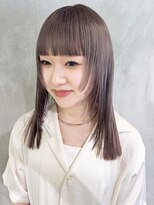 アイティーバイアルバム 八王子店(IT by ALBUM) 艶グレージュ_ショコラアッシュヘルシースタイル_ba409931