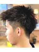 ジェットモヒカン刈り上げメンズカット