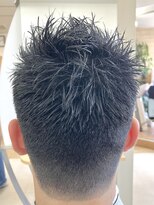 カットハウス はさみの部屋&nbsp;メンズ/スパイキーショート/刈り上げ/多毛/癖毛/アップバング