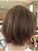 ミディアムレイヤーボブ♪