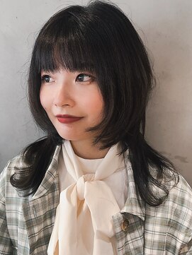 ヘアリゾート粋 新宿三丁目本店 ウルフミディアム/デザインカット