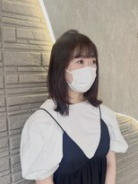 シアエミュー 新越谷店(SHEER emu)&nbsp;オレンジブラウンとミディアムレイヤー