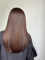 トゥットヘアー(Tutto hair)&nbsp;チェリーレッド＊シャドールーツこなれストレートロング20代30代