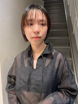 フェンヘアーアイス 中目黒(Fen.hair ici) 大人可愛い大人美人くすみカラーグレーベージュデザインカラー