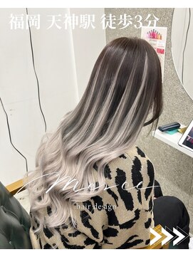 メルシー 福岡天神店(Merci) カラー+エクステ[エクステ/シールエクステ/インナーエクステ]