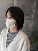 切りっぱなしボブ