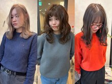 透明感とトレンドを取り入れたカラー