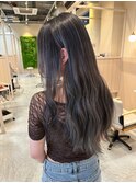 暗髪トレンド夏カラー「silver gray」