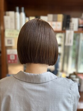 ヒュッゲ ティシーエス 元住吉店(hygge-t.c.s) ショートボブ