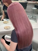 ベレーザ 渋谷(BELEZA) 14991ブリーチ&ダブルカラーラベンダーパープルレイヤーロング