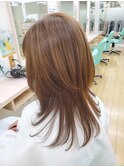 セミロングウルフ