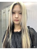 ブロンド×落とせるブラック　デザインカラー