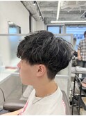 【無造作シャドウパーマ】當麻
