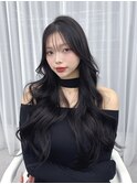 韓国ヘア　2wayバング &nbsp;レイヤーカット くびれヘア &nbsp;顔周り