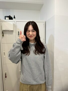 エイチ 梅田(H) グレージュショート裾カラーベリーショートラベンダーグレージュ