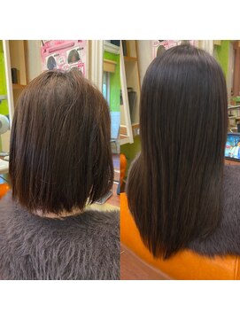 サイドビー(side B) カラー＆エクステ５０本