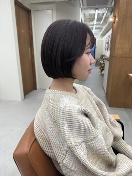 タミーズ 金山(Tummy's) ミニボブ×チョコブラウン