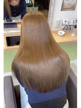 オリビアヘアー(OLIVIA HAIR) ブリーチなしWカラー×最高峰ケアでツヤ髪