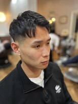 アンカー(ANCHOR) MEN’S/リバースセンターパート/ニュアンスパーマ/印西市