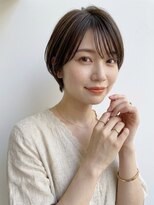 ウィールールピヴォクロス(WE RULE pivot cross)&nbsp;耳掛けでスッキリ見せ＊大人可愛い小顔丸みショートボブ