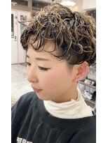 ラプト(rapt) お客様スナップ ツーブロックパーマ
