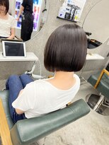 メルシー 福岡天神店(Merci) 切りっぱなしボブ×福岡天神髪質改善矯正