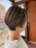 リドル ヘアー 駒生店(Riddle HAIR) 立体感ショートボブハイライト