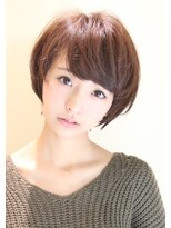 レウナ 外苑前(Reuna)&nbsp;黒髪アッシュで可愛く決まるニュアンスショート