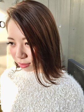 ヘアールーム グリン(Hair room GRin) GRin×外国人風切りっぱなしボブ♪