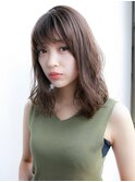 ゆるふわウェーブ ベージュカラー 伸ばしかけヘア★★