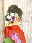 卒業式シーズンのヘアーセットと袴の着付け早朝から取り掛かりOK