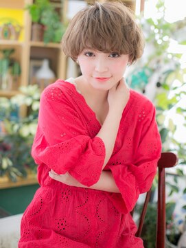 カバーヘアアンドスパ ブリス 浦和(COVER HAIR&SPA bliss) くしゃ大人かわいい★小顔マニッシュショート浦和10代20代30代