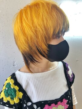 ヘアーワークス ヘルム 渋谷店(HAIR WORKS HELM) nansp☆鬼滅カラー☆