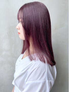 アイティー バイ アルバム 浦和店(IT by ALBUM) ラベンダーピンク_アースカラーくびれヘア_ba308562
