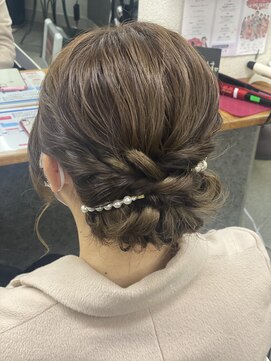 ヘアーステージブルーム(HAIR STAGE BLOOM) 結婚式ヘアアレンジ