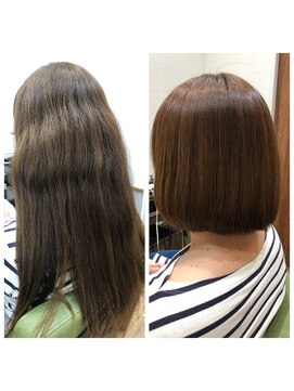 ヘアーグラン(Hair Gran.) 縮毛矯正施術例