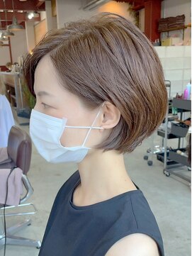 ルーファス 恵比寿 渋谷(Ruufus) 40代丸みくびれショートボブ【Ruufus恵比寿渋谷】3157ｄ