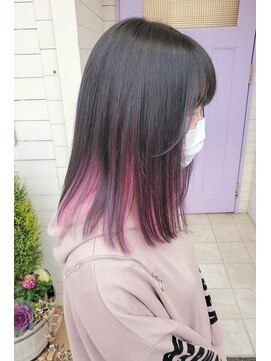 リミックス ヘアー(RE MIX HAIR) ピンクインナーカラー